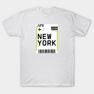 New York Mini Boarding Pass T-Shirt